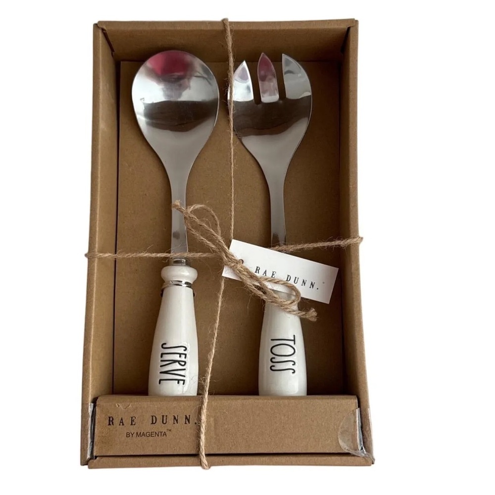 Rae Dunn Toss Serve Serving Spoons
